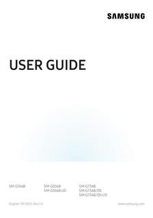Samsung Galaxy XCover 6 Pro manual. Smartphone Instructions.